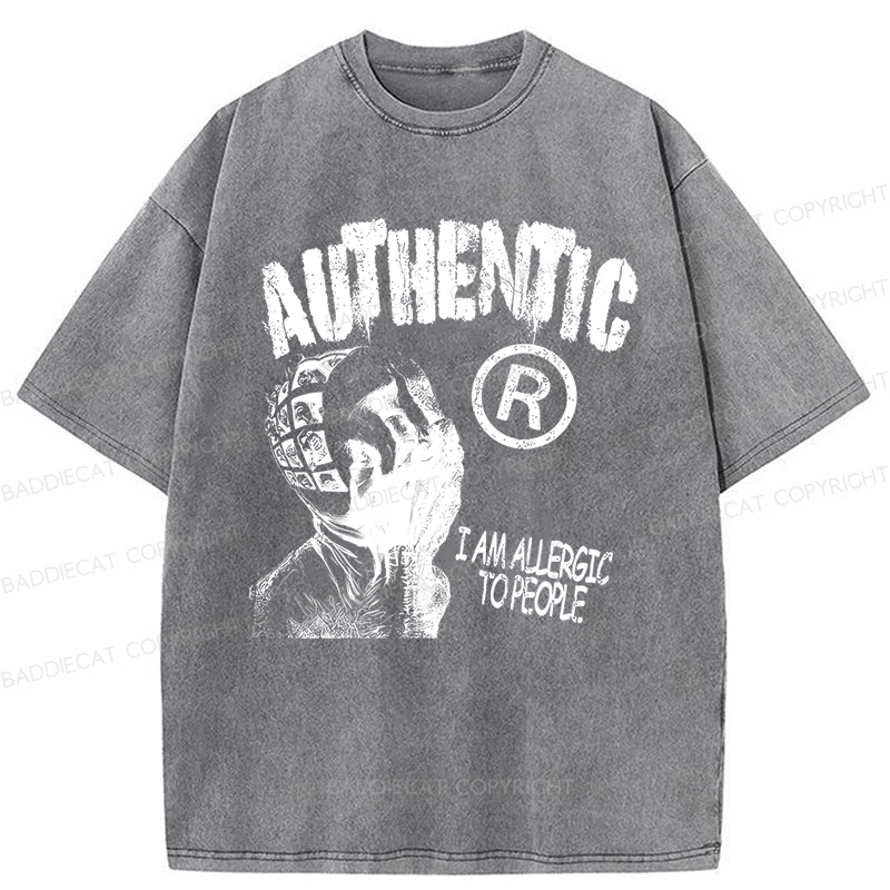 Baddiecat Y2k Retro Graphic Authentic Washed T-Shirt