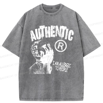 Baddiecat Y2k Retro Graphic Authentic Washed T-Shirt
