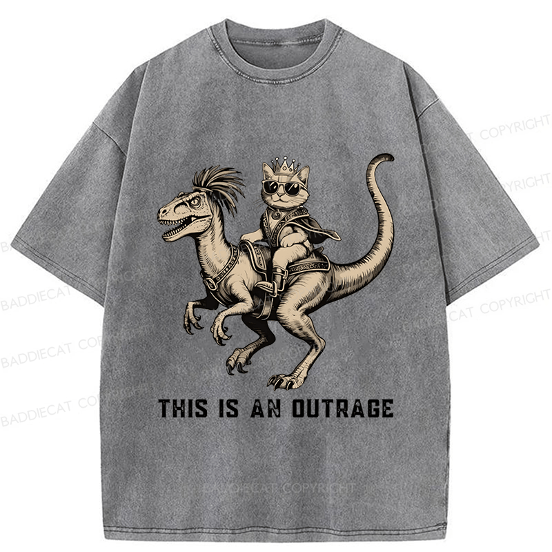 Baddiecat Princess Donut And Mongo Washed T-shirt