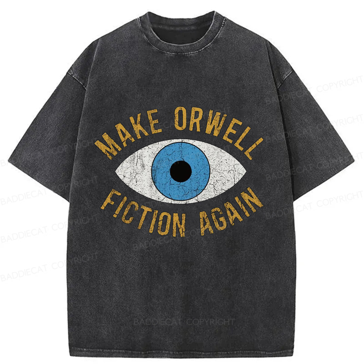 Baddiecat Eye Of True Sight Washed T-shirt