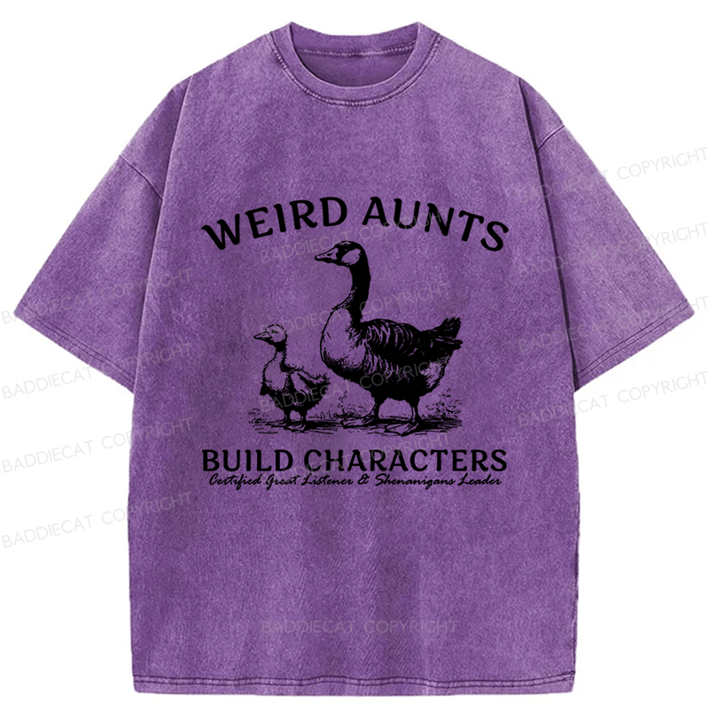 Baddiecat Trending keywords Washed T-shirt