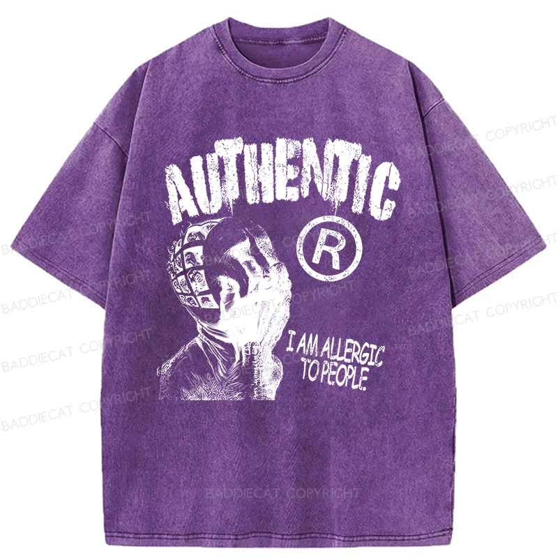 Baddiecat Y2k Retro Graphic Authentic Washed T-Shirt