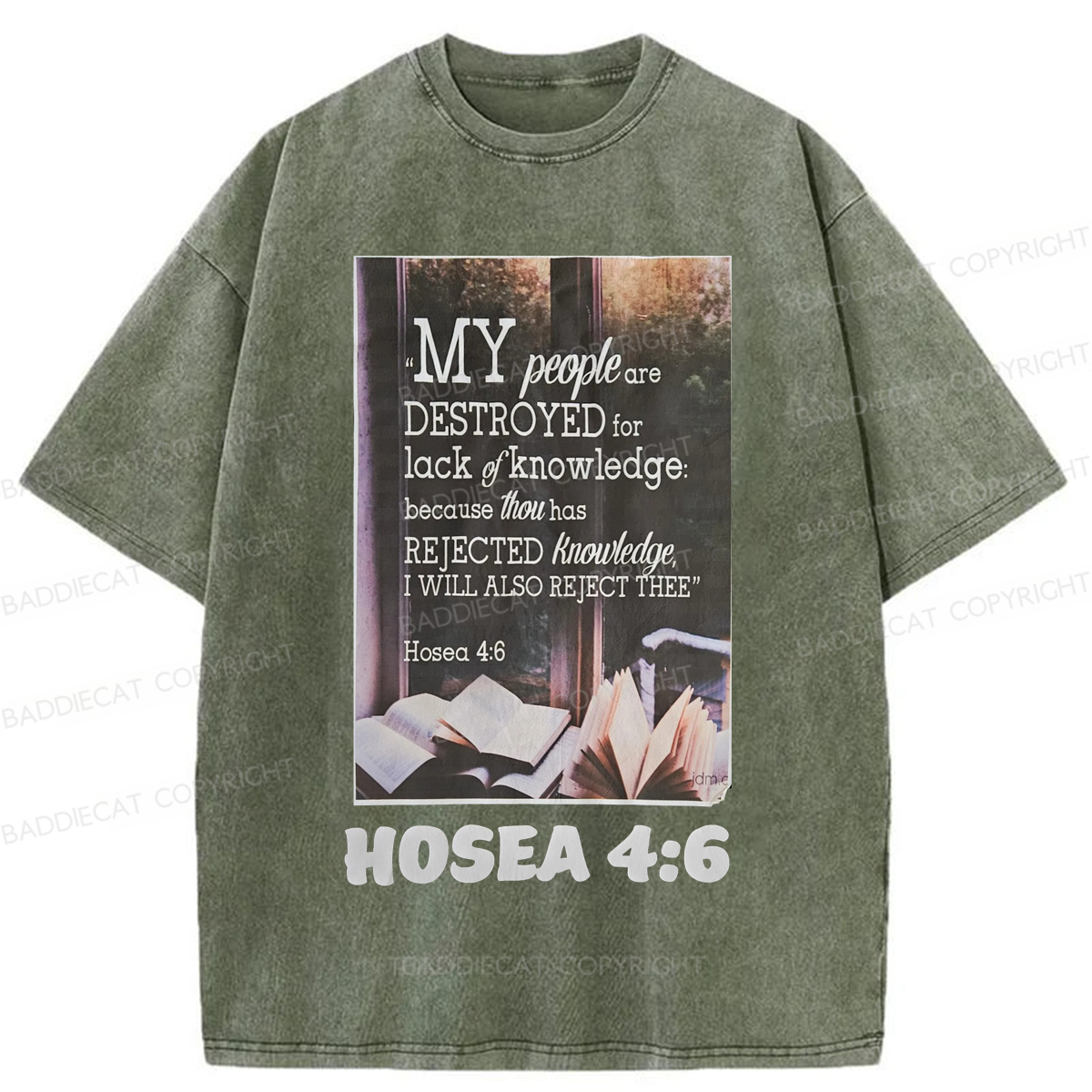 Baddiecat My People Have Been Destroyed Washed T-shirt