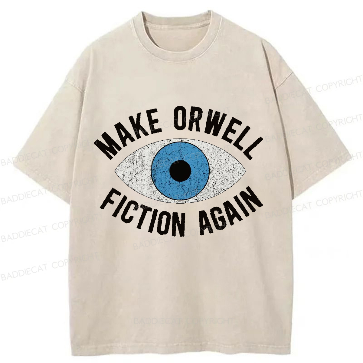 Baddiecat Eye Of True Sight Washed T-shirt