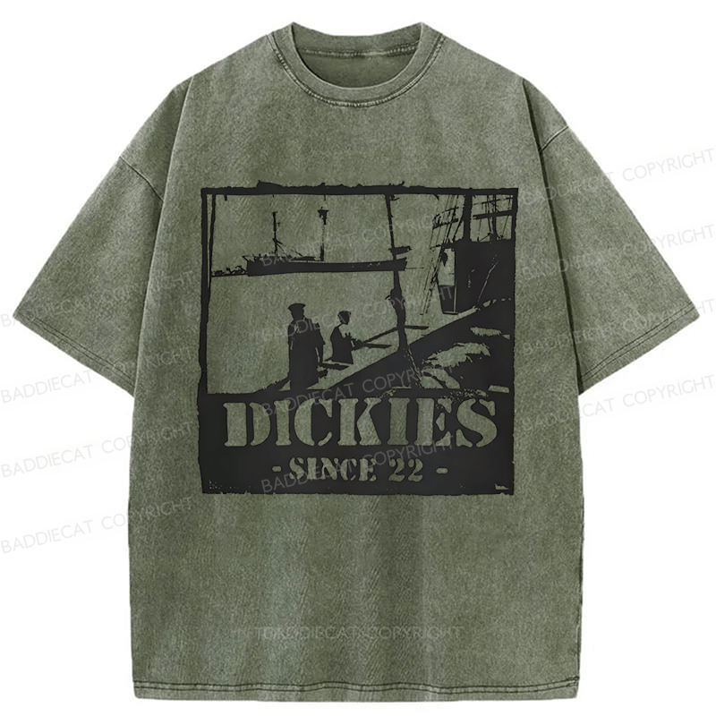 Baddiecat Dickies Harbor Vintage Washed T-shirt