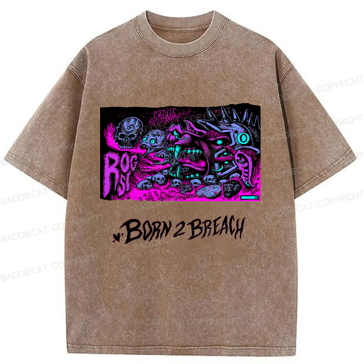 Baddiecat Magic The Gathering Washed T-shirt