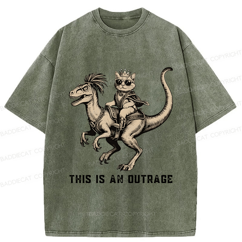 Baddiecat Princess Donut And Mongo Washed T-shirt