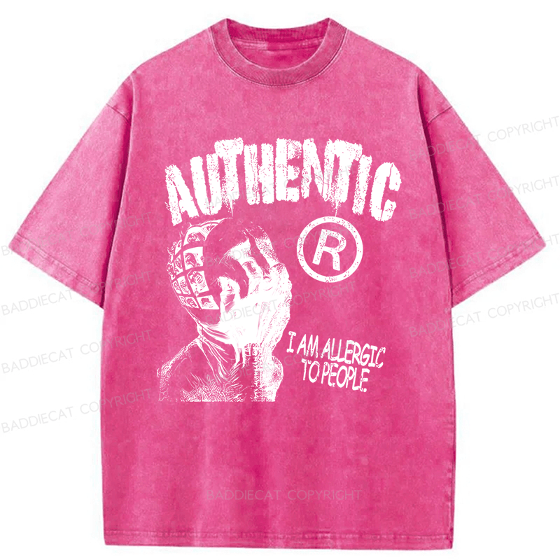 Baddiecat Y2k Retro Graphic Authentic Washed T-Shirt