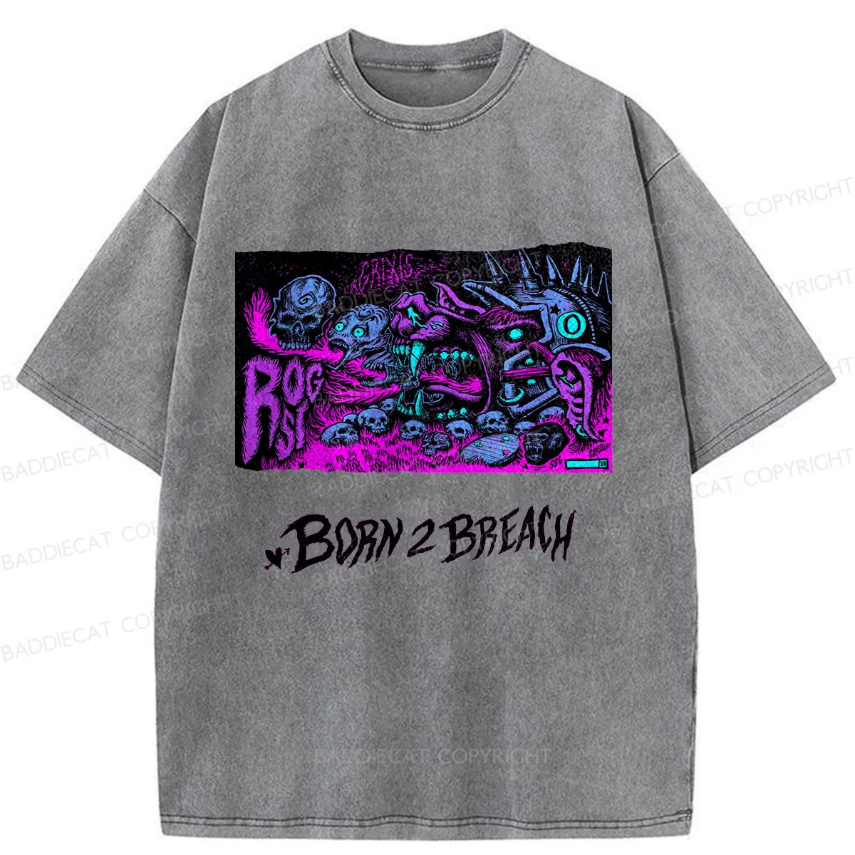 Baddiecat Magic The Gathering Washed T-shirt