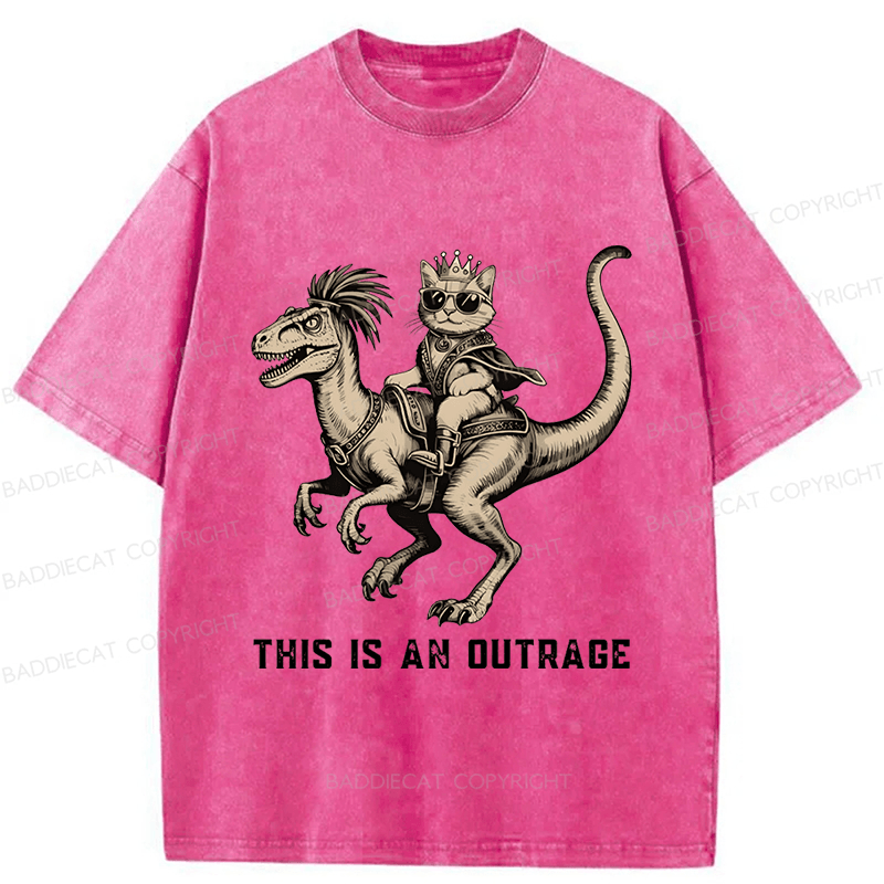 Baddiecat Princess Donut And Mongo Washed T-shirt