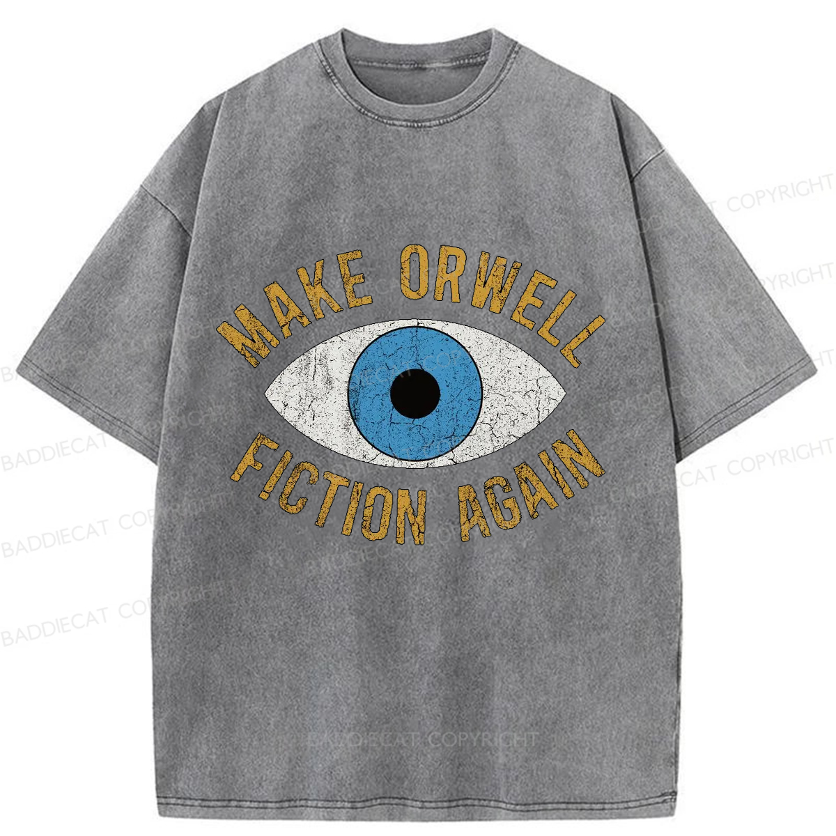 Baddiecat Eye Of True Sight Washed T-shirt