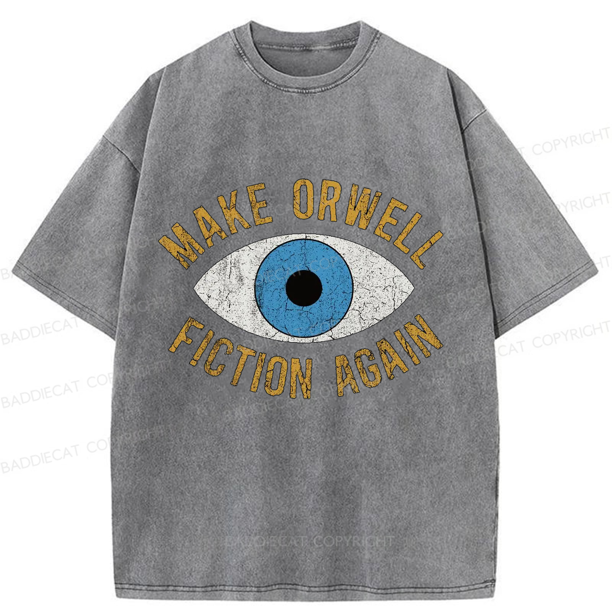 Baddiecat Eye Of True Sight Washed T-shirt