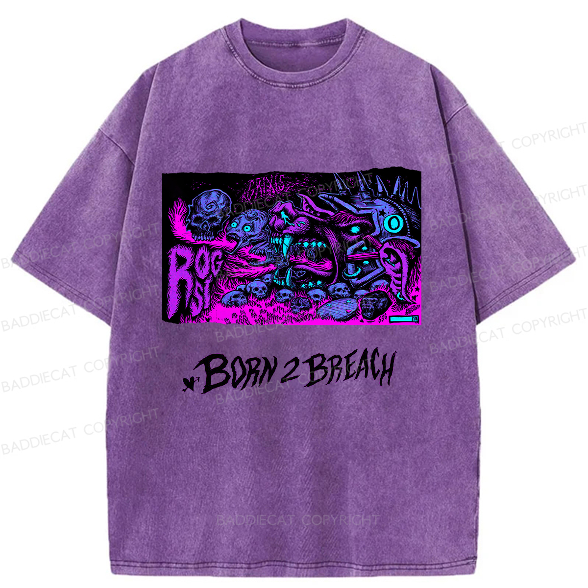Baddiecat Magic The Gathering Washed T-shirt