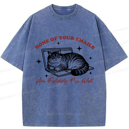 Baddiecat Y'all Mind If I Do Some Lollygaggin Cat Washed T-shirt