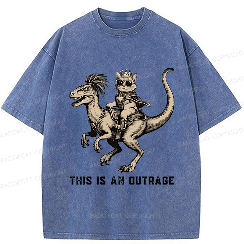 Baddiecat Princess Donut And Mongo Washed T-shirt