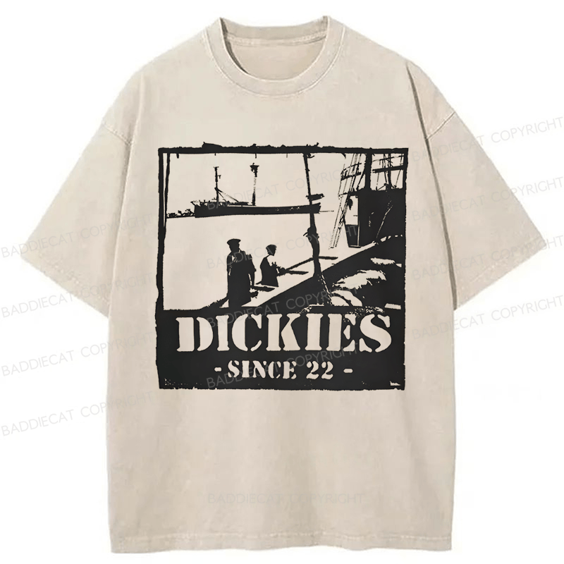 Baddiecat Dickies Harbor Vintage Washed T-shirt