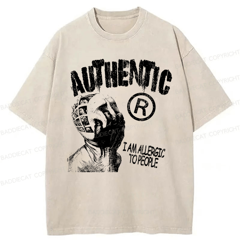 Baddiecat Y2k Retro Graphic Authentic Washed T-Shirt
