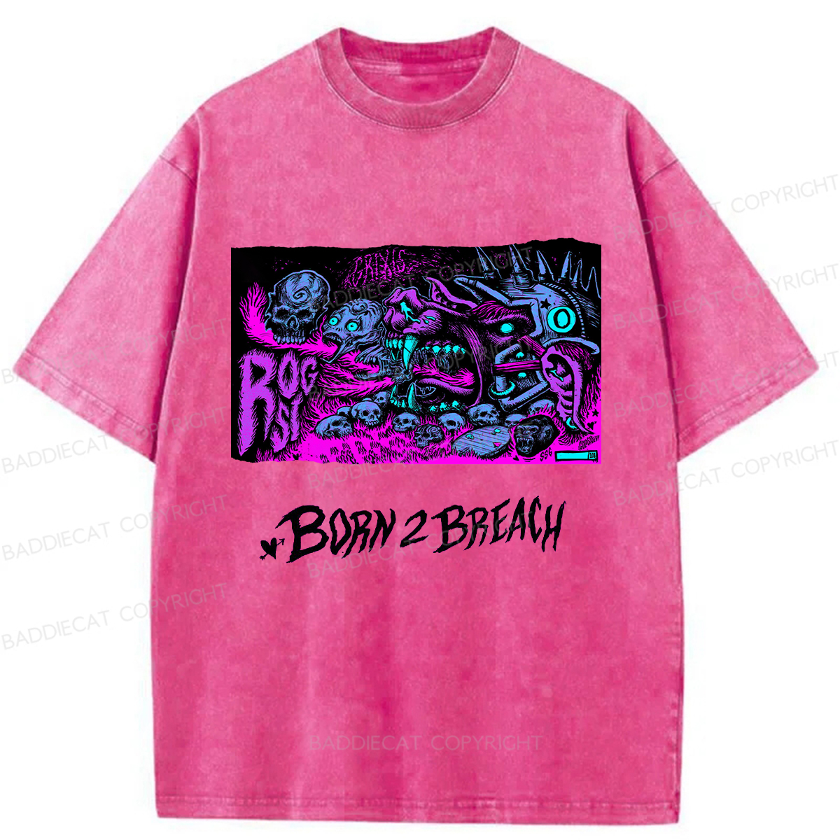 Baddiecat Magic The Gathering Washed T-shirt