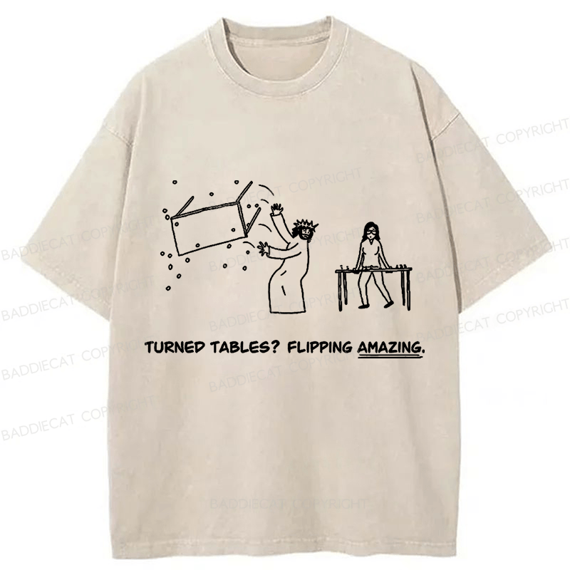 Baddiecat Jesus Funny Washed T-shirt