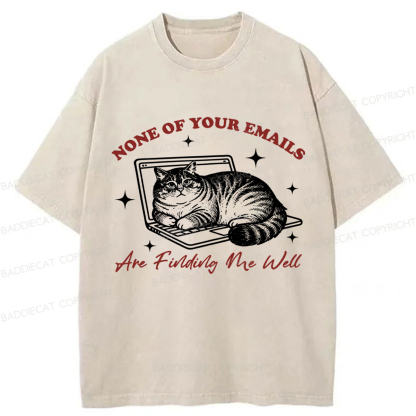 Baddiecat Y'all Mind If I Do Some Lollygaggin Cat Washed T-shirt