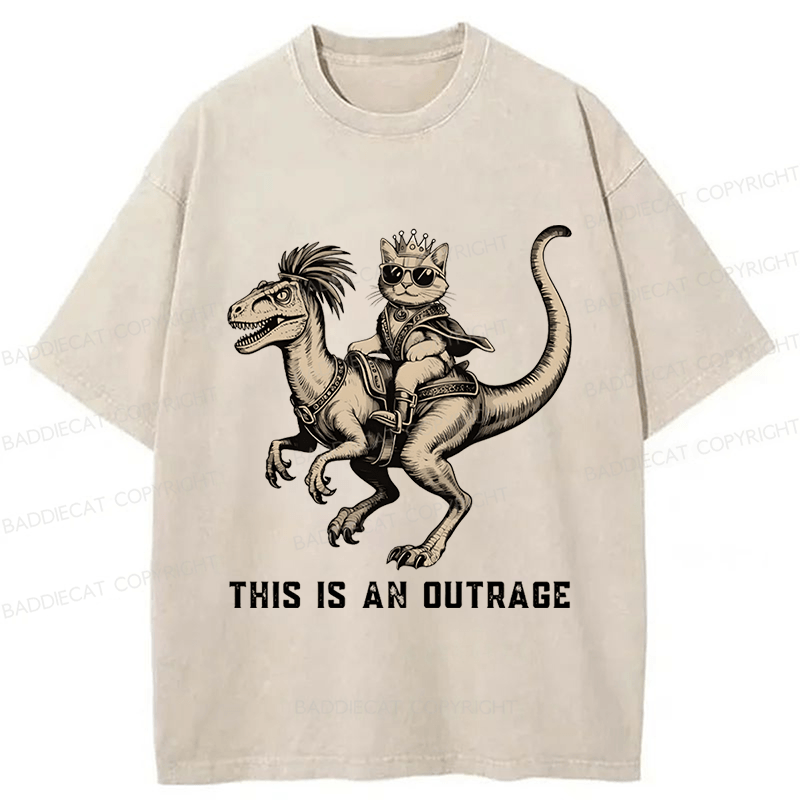 Baddiecat Princess Donut And Mongo Washed T-shirt
