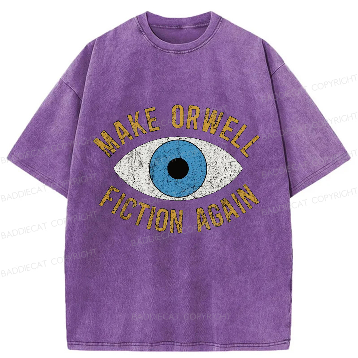 Baddiecat Eye Of True Sight Washed T-shirt