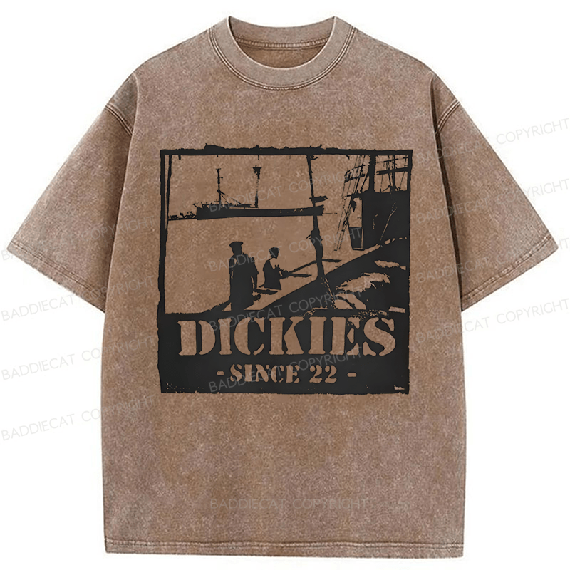 Baddiecat Dickies Harbor Vintage Washed T-shirt