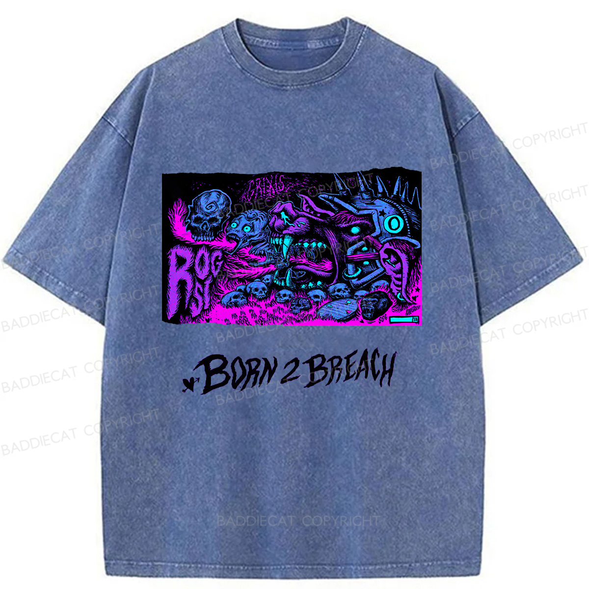 Baddiecat Magic The Gathering Washed T-shirt