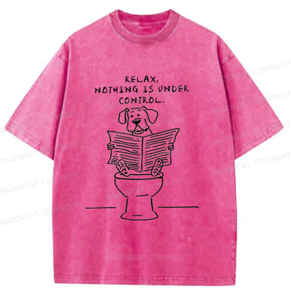 Baddiecat Easy-to-control Dog Washed T-shirt