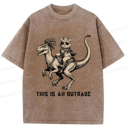 Baddiecat Princess Donut And Mongo Washed T-shirt