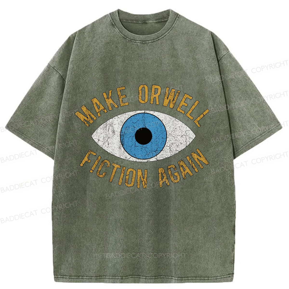 Baddiecat Eye Of True Sight Washed T-shirt