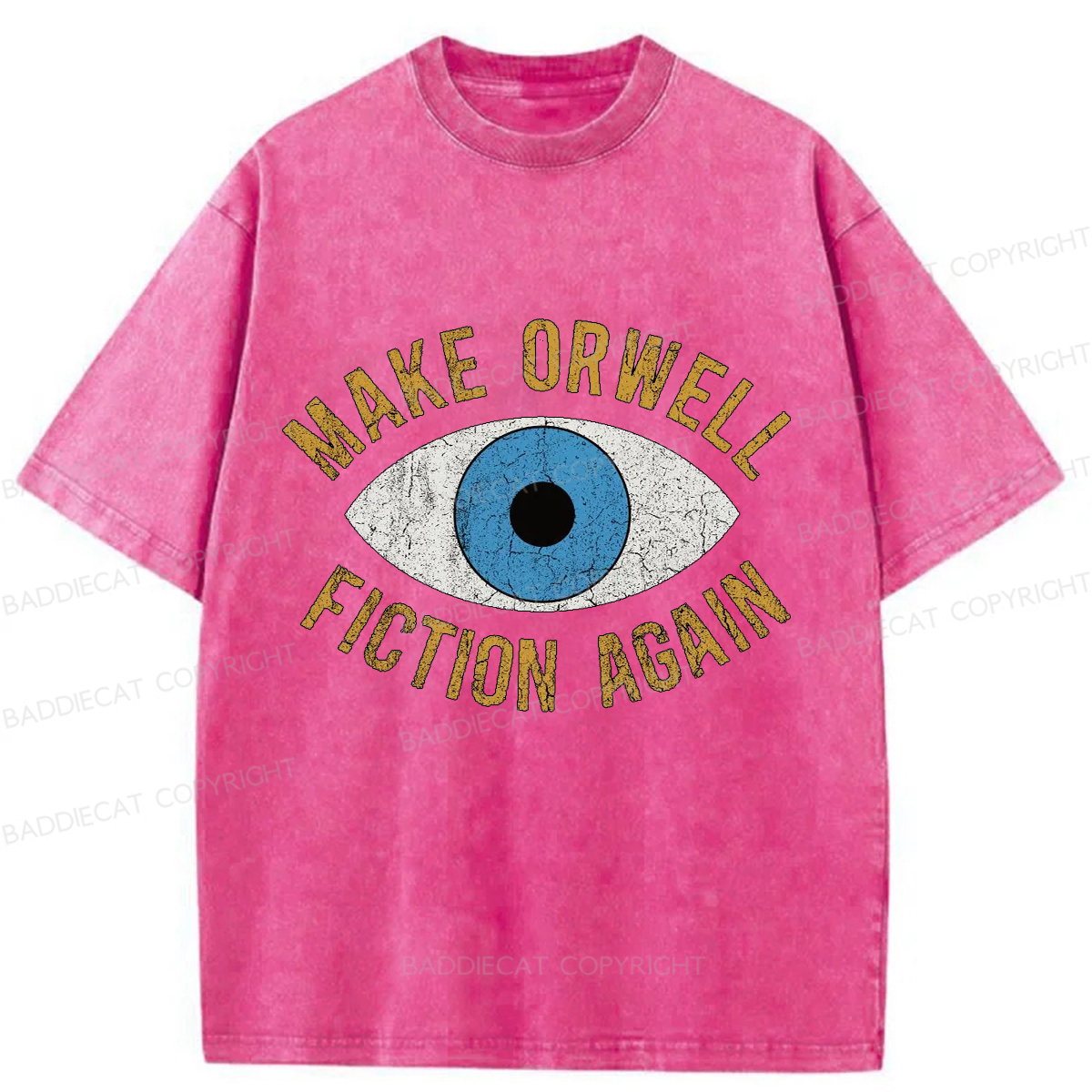 Baddiecat Eye Of True Sight Washed T-shirt
