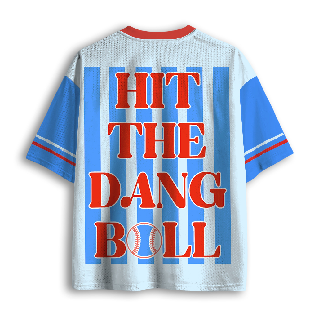 Baddiecat Hit The Dang Ball Mesh Jersey