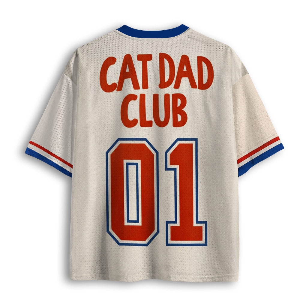 Baddiecat Cat Dad's Special Mesh Jersey