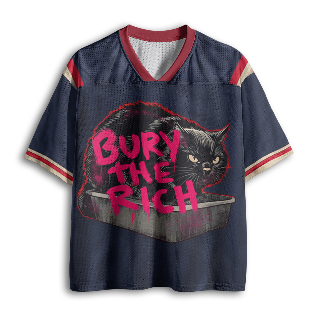 Baddiecat Bury The Rich Cat Mesh Jersey