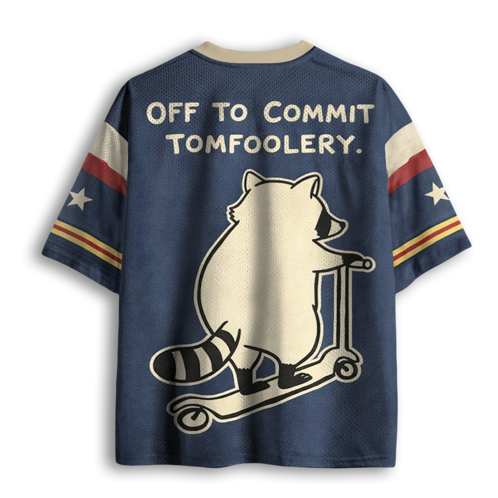 Baddiecat Off To Commit Tomfoolery Mesh Jersey