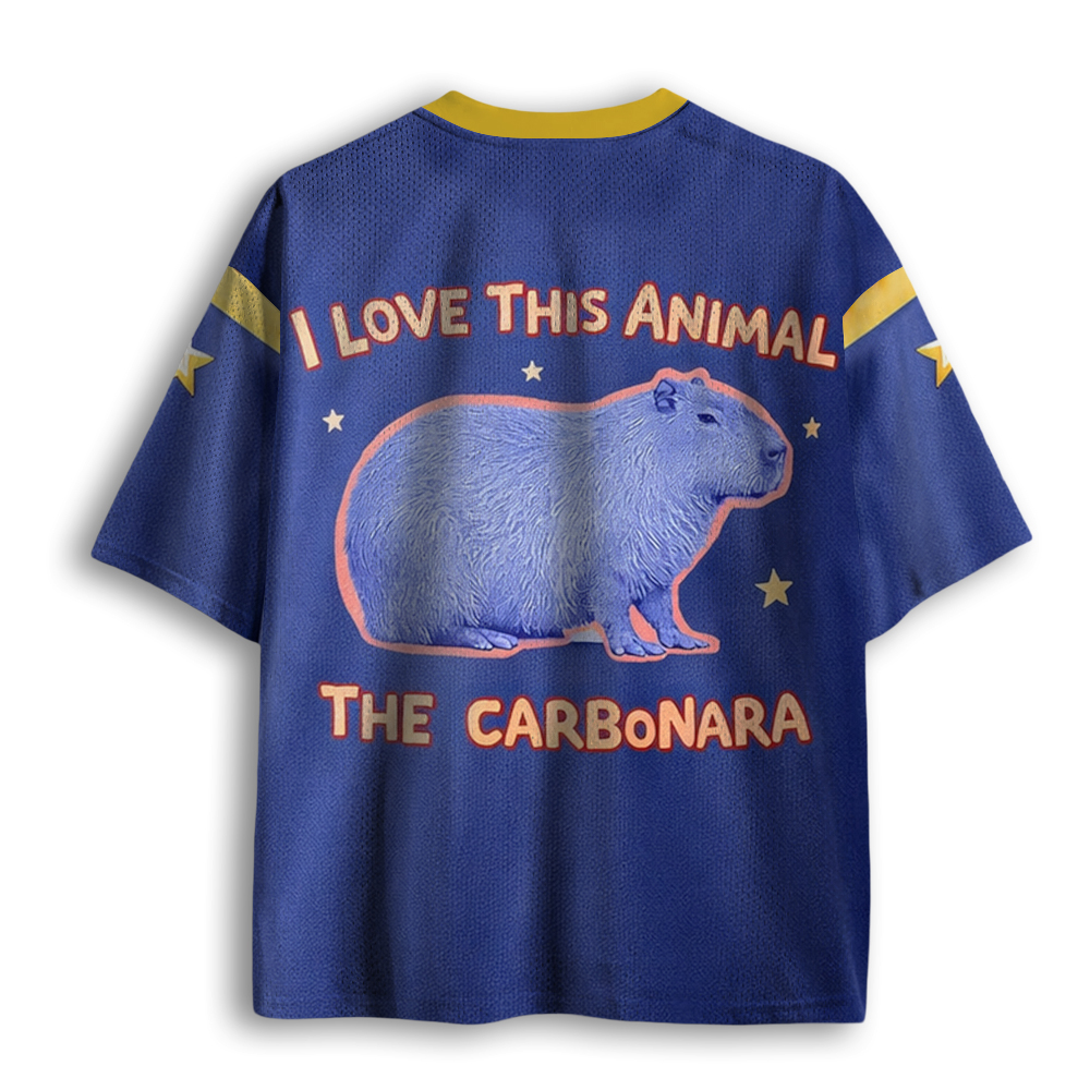 Baddiecat I Love This Animal The Carbonara Mesh Jersey