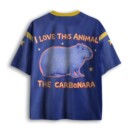 Baddiecat I Love This Animal The Carbonara Mesh Jersey