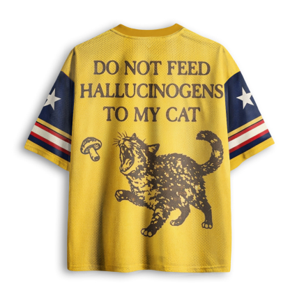 Baddiecat Funny Weird Cat Meme Mesh Jersey