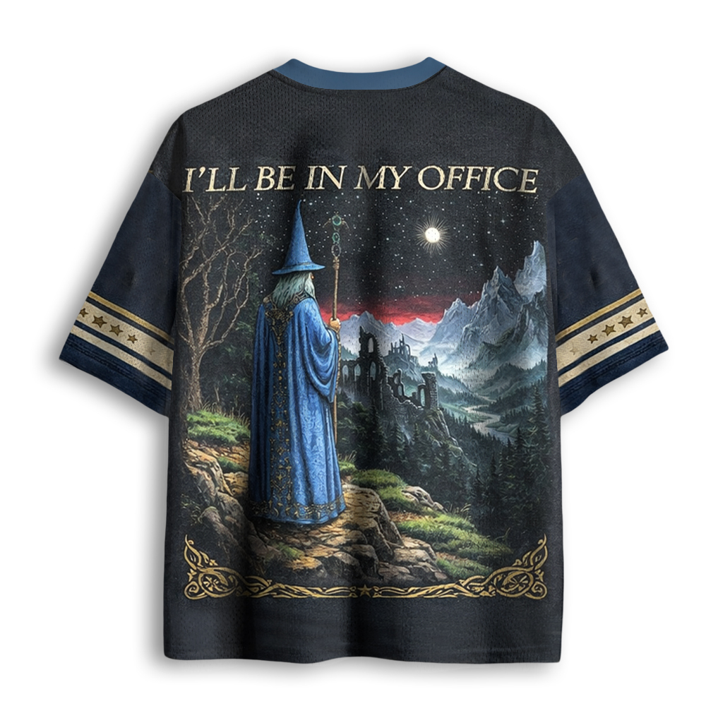 Baddiecat I'll Be In My Office Mesh Jersey