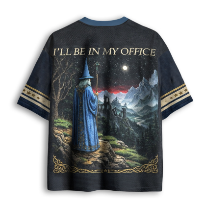 Baddiecat I'll Be In My Office Mesh Jersey