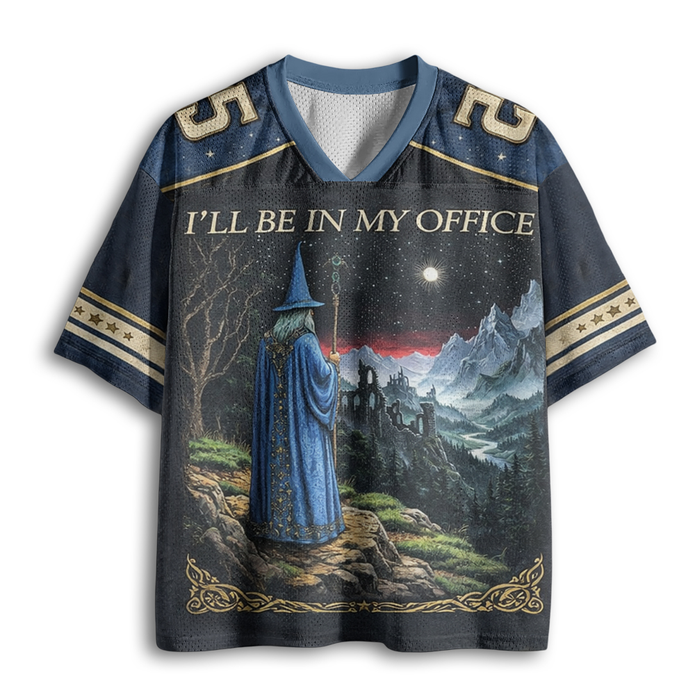 Baddiecat I'll Be In My Office Mesh Jersey