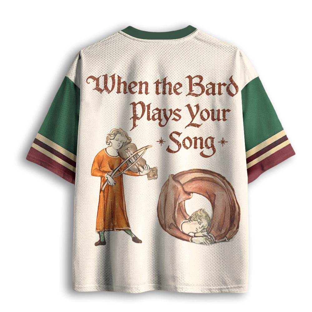 Baddiecat When The Bard Plays Your Song Mesh Jersey