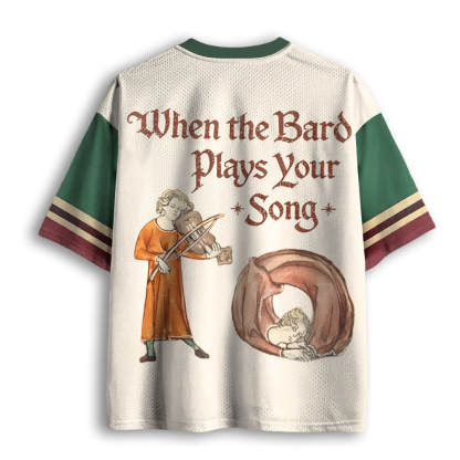 Baddiecat When The Bard Plays Your Song Mesh Jersey