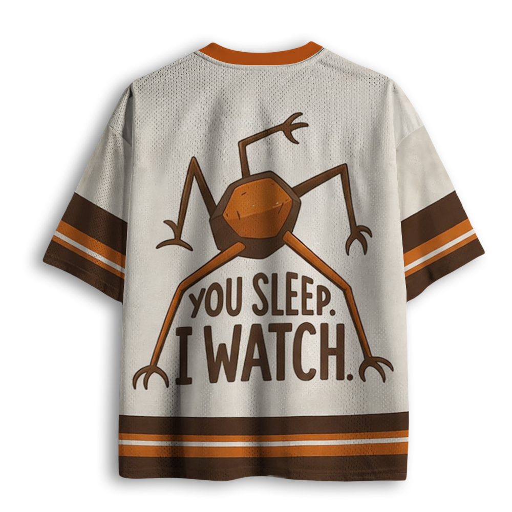 Baddiecat You Sleep I Watch Alien Mesh Jersey