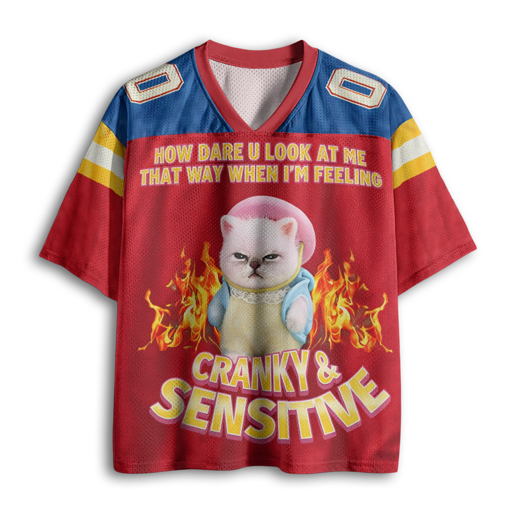 Baddiecat Cranky Kitty Mesh Jersey