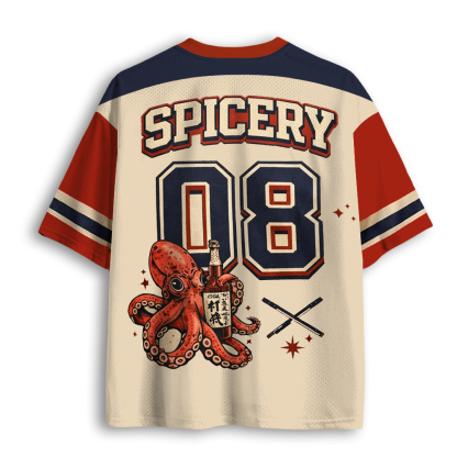 Baddiecat Osaka Saké Octopus Mesh Jersey
