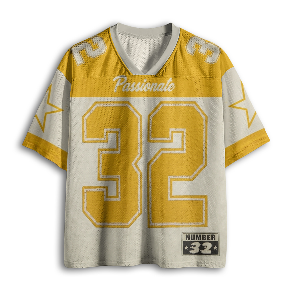 Baddiecat Star 32 Football Mesh Jersey