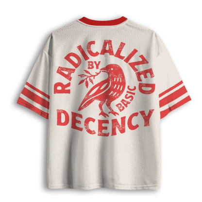 Baddiecat Radicalized By Basic Decency Mesh Jersey