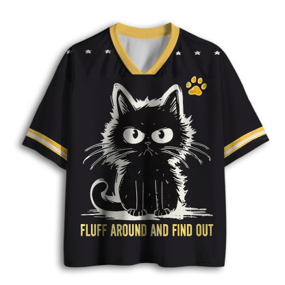 Baddiecat Fluff Around And Find Out Mesh Jersey